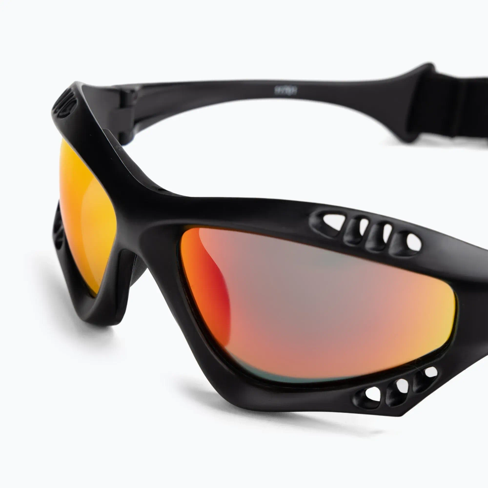 Спортивные очки OCEAN Australia Matt Black / Revo Orange Polarized lenses