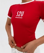 Футболка short red