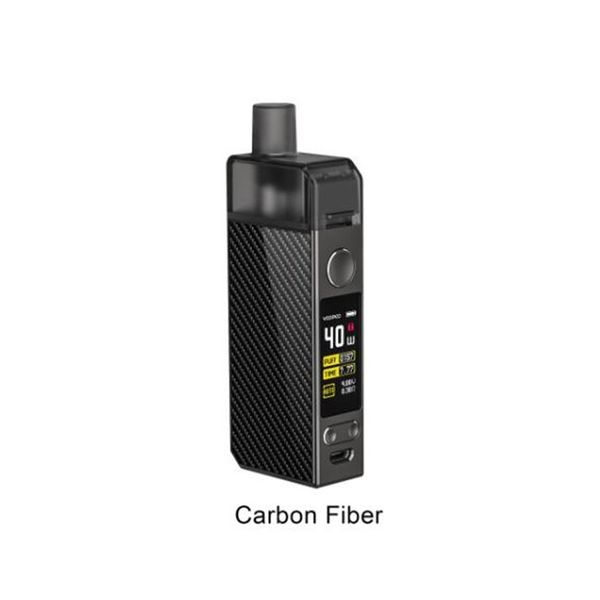 Купить Набор Voopoo NAVI 1500MmAh Pod-Mod Kit Carbon Fiber (Черный карбон)