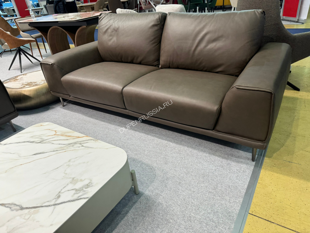 Диван Rizzo 878 (2-х местный) коричневый