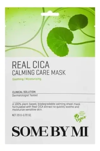 Тканевая маска с центеллой SOME BY MI Real Cica Calming Care Mask