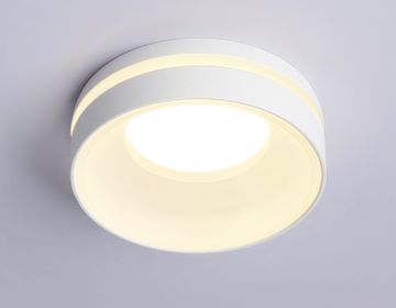 Встраиваемый точечный светильник 1*GU5.3 TN3305 WH/FR белый/белый матовый Acrylic Frost Ambrella
