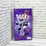 Бисквитные палочки в глазури Pocky Черника 45 гр.