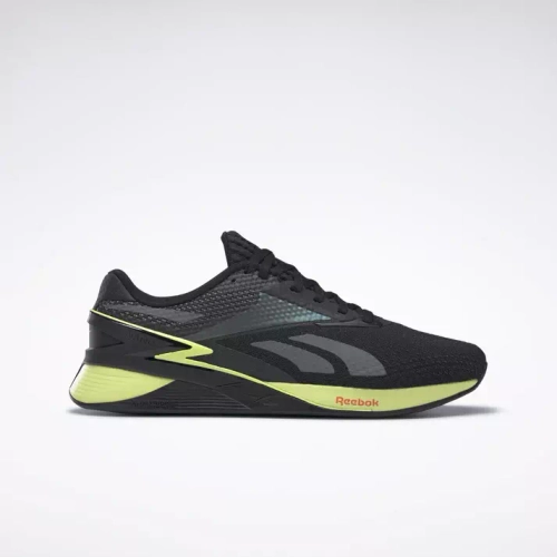 Кроссовки мужские Reebok Nano X3 (Черно-Желтые)
