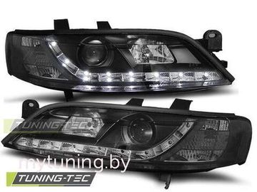 Передние фары Opel Vectra B daylight black
