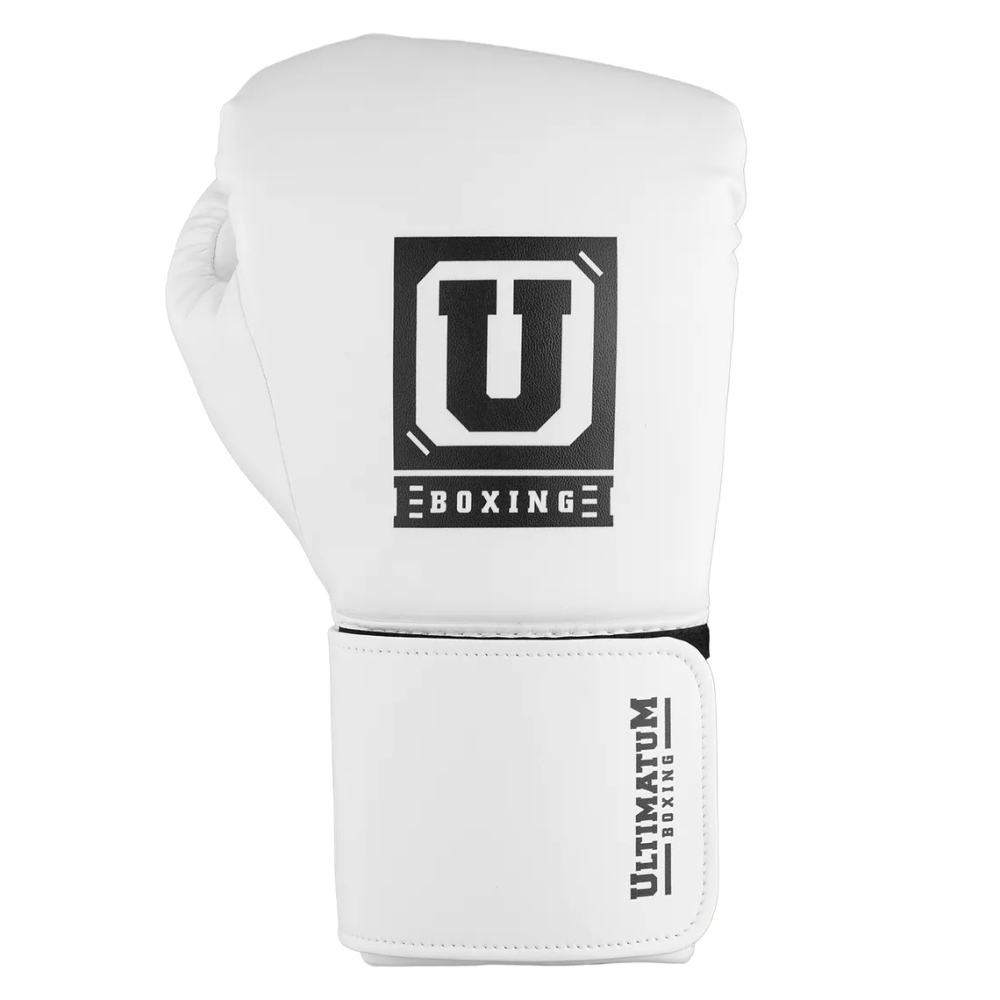 Защитные тренировочные перчатки Ultimatum Boxing Белые
