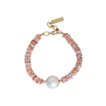 Браслет Nature Bijoux, Spiaggia Rosa, с жемчугом и морскими ракушками, NB26.1-13-44452 (розовый)