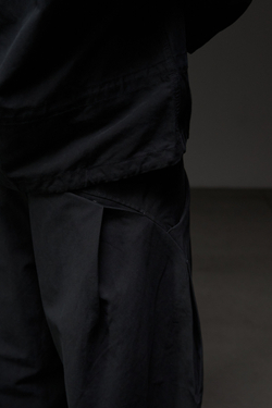 Брюки Blue Monte Pleated Casual Pants "Dianchi Night Darkness"