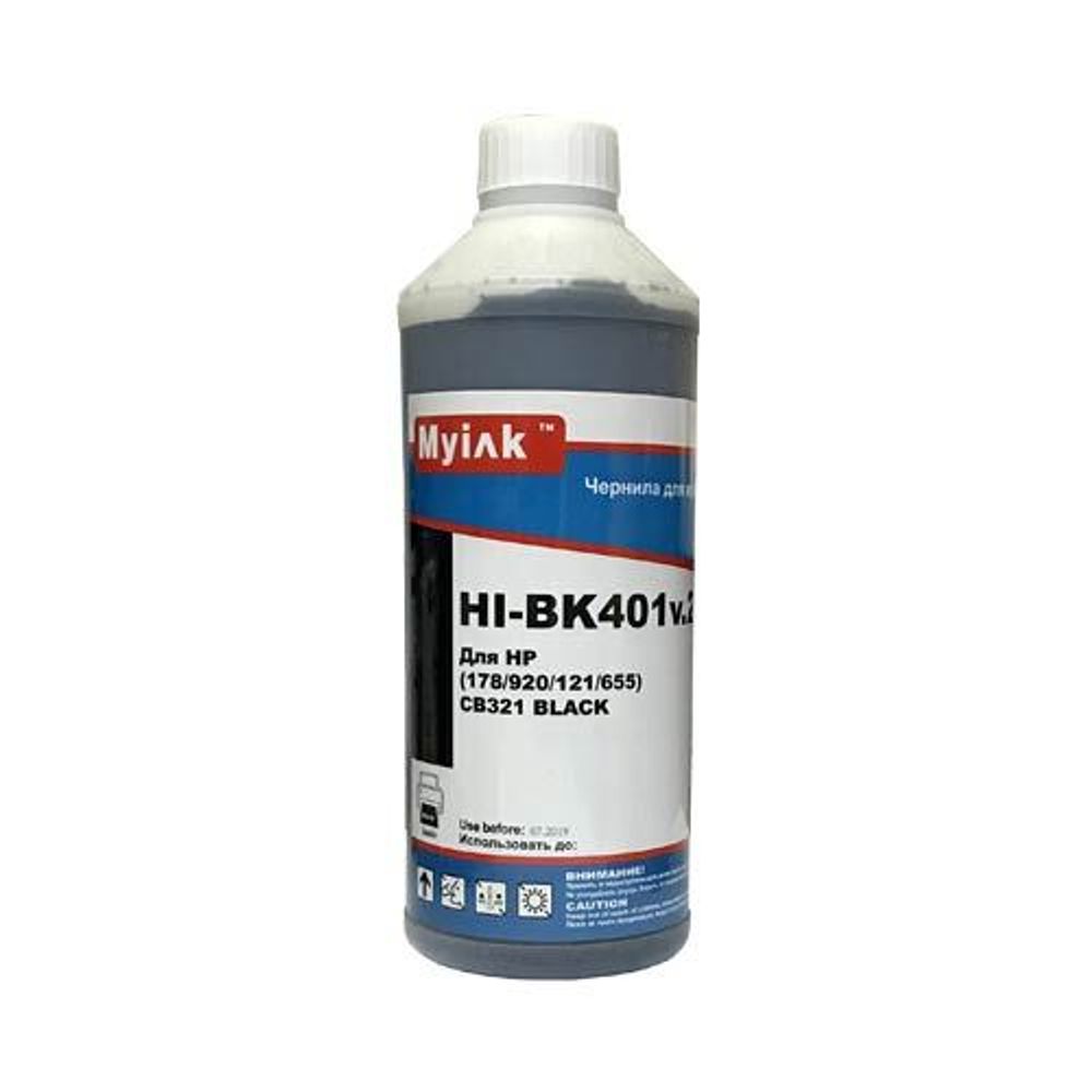 Чернила для HP (178/920/655/932/934/940/950/GT51/GT52/GT53) CB316/CB321 (1л, black,Pigment) HI-BK401 EverBrite™ MyInk Чернила для HP (178/920/655/932/934/940/950/GT51/GT52/GT53) CB316/CB321 (1л, black,Pigment) HI-BK401 EverBrite™ MyInk