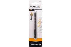 Сверло по стеклу и керамике спиральное RAGE Quadro-X HEX 6 мм 554082