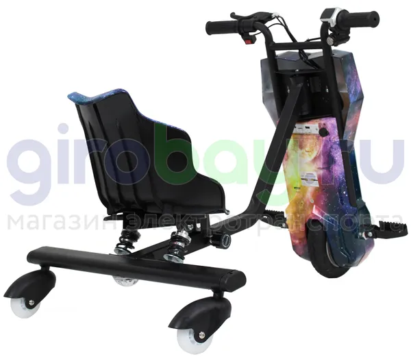 Электро Дрифт-карт IKINGI Drift Cart P2 250W (36V/4.4Ah) - Синий Космос фото №5