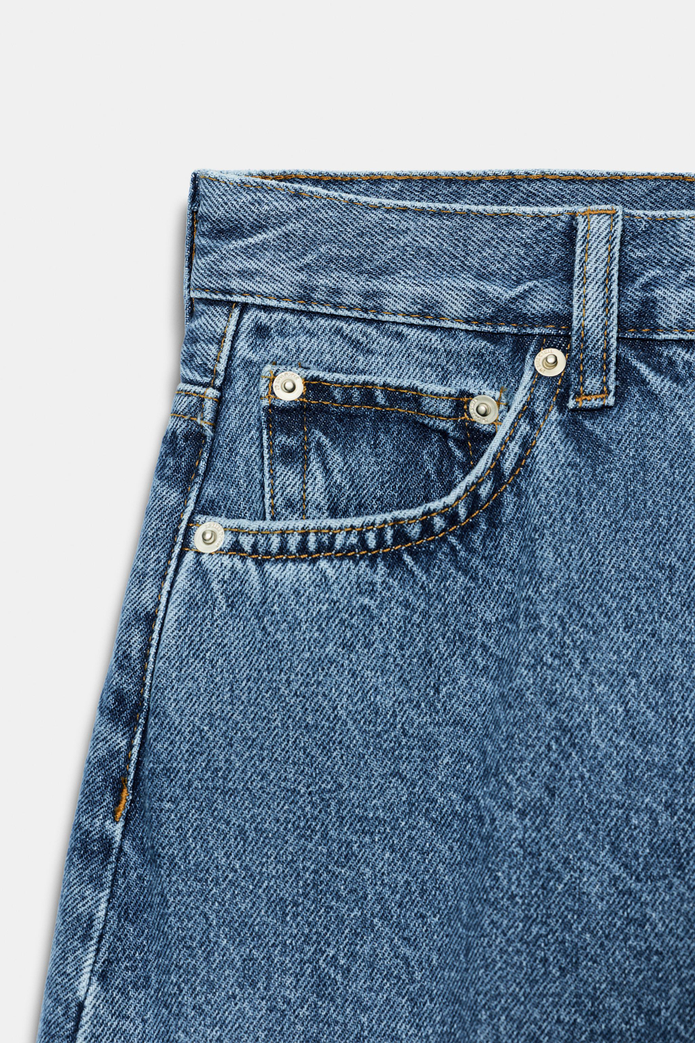 ДЖИНСЫ TAPERED С ВЫСОКОЙ ПОСАДКОЙ — ZW COLLECTION — ZARA