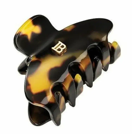 Balmain Hair Couture Заколка-краб цвет черепаховый размер S Pince a cheveux Small Tortoise