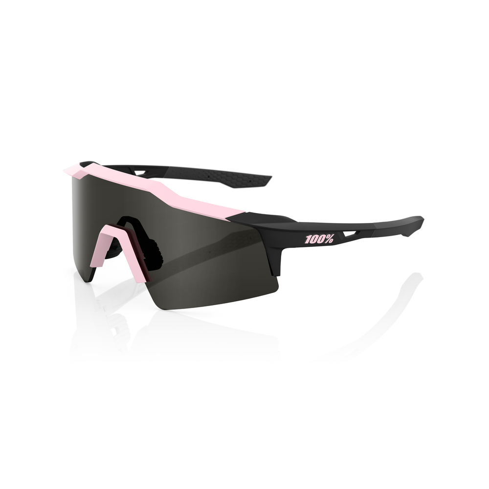 Спортивные очки с диоптриями 100% Speedcraft SL / Soft Tact Desert Pink / Smoke Lens