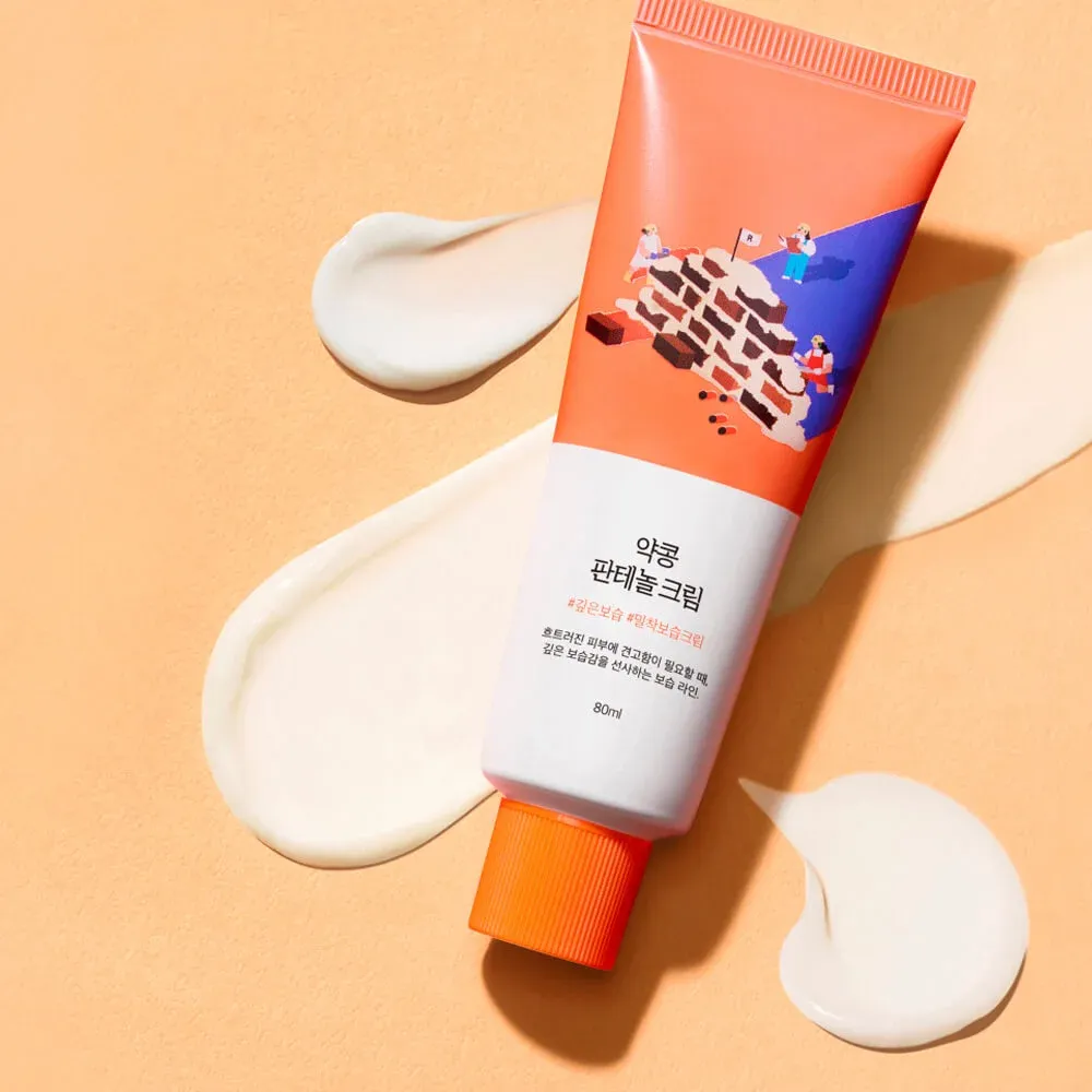 Барьерный крем с чёрной соей и пантенолом Round Lab Soybean Panthenol Cream 80 мл