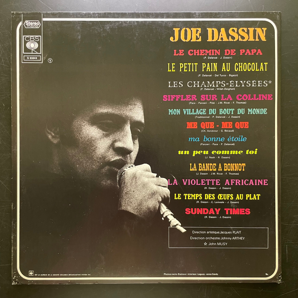 Joe Dassin ‎– Joe Dassin (Франция)