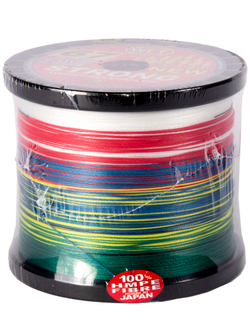 Леска плетёная WFT KG STRONG Multicolor 1000 м, 0.32 мм