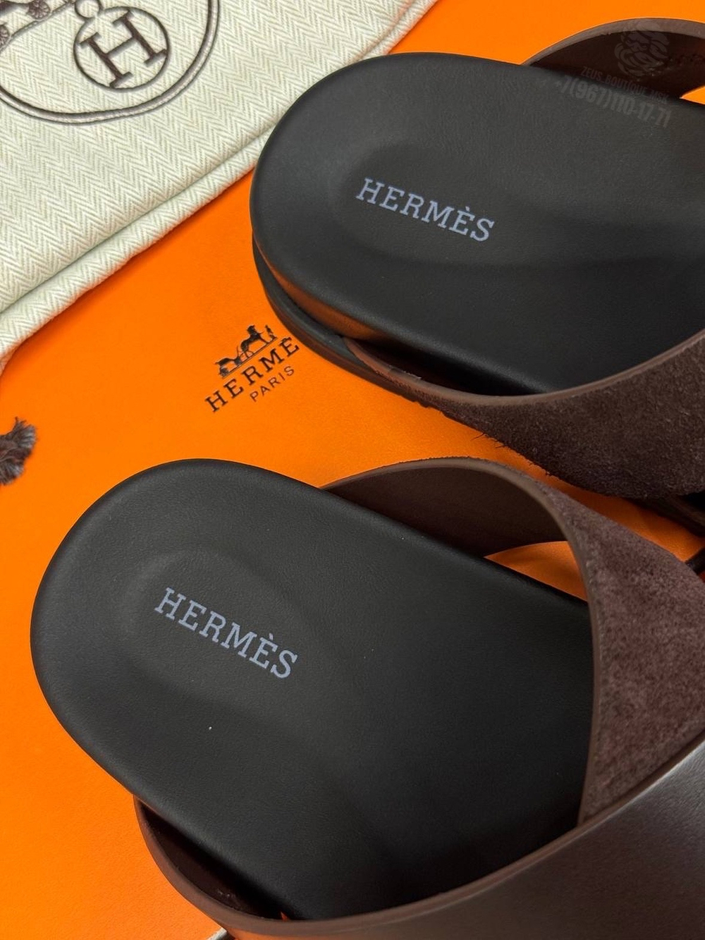 Шлепанцы Hermes Kazimir