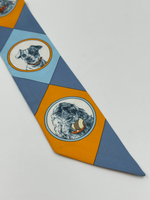 Шарф-твилли Hermes «Colliers et Chiens»