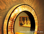 светильник  WELLES CLEAR CRYSTAL ROUND Restoration Hardware