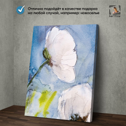 Картина karTTina "НЕЖНЫЕ ЦВЕТЫ", 150 см х 70 см