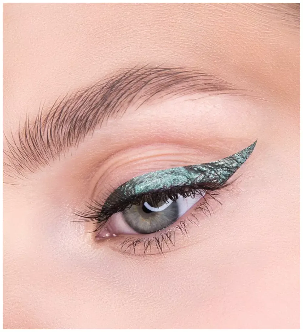 Сияющая цветная подводка для глаз LuxVisage Metal Hype Eyeliner - 04 Indian Emerald