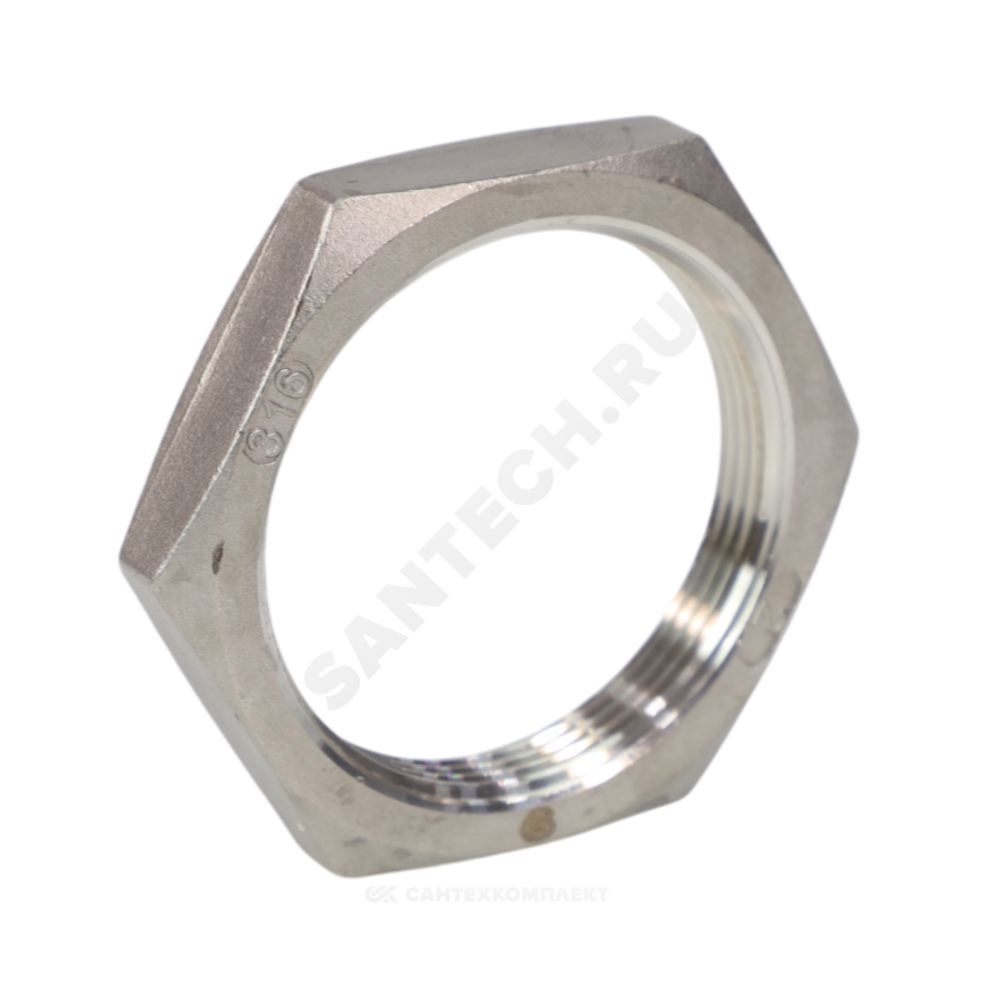 Контргайка сталь нерж Ду 20 (3/4") ВР Benarmo