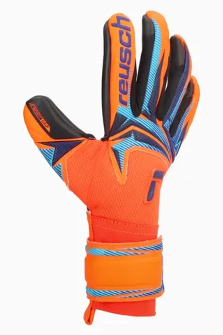 Вратарские перчатки Reusch Attrakt Infinity Evolution NC Junior - оранжевый