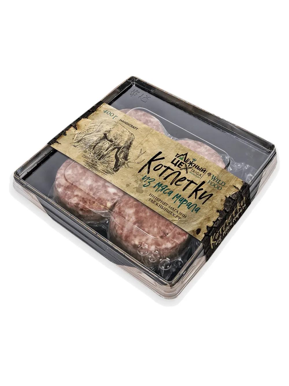 Котлетки из мяса Марала ТАЁЖНЫЙ ЦЕХ 400 Г