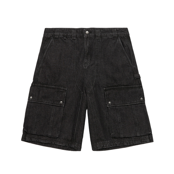 Black Denim Shorts