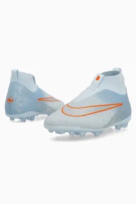 Бутсы Nike Zoom Mercurial Superfly 11 Academy AG Junior - голубой