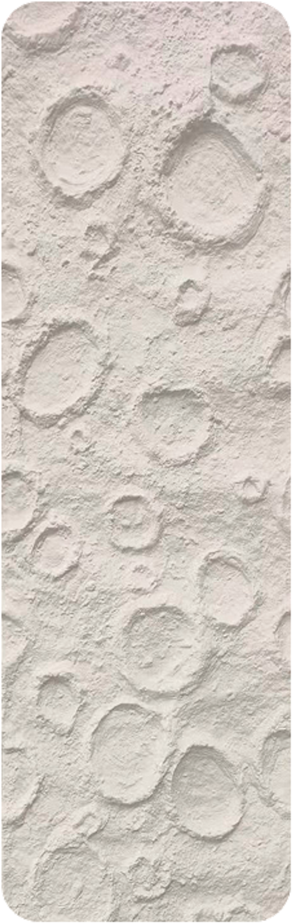 Полиуретановая панель, Муар, Снежно Белый / PU MOIRE Stone panel, 1- Snow White 2400х600 мм