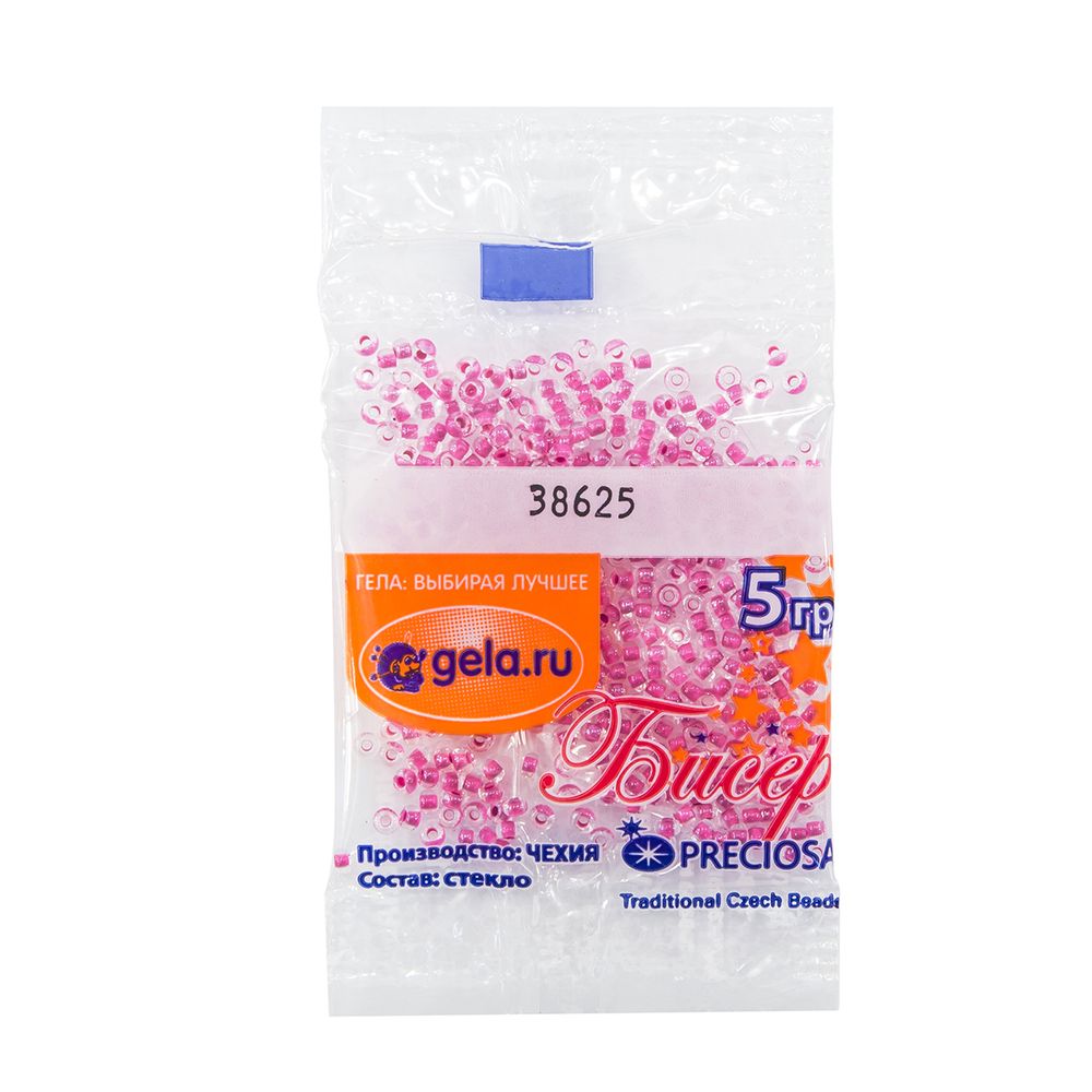 Бисер Preciosa 10/0, 50 г (10 шт по 5 г), цв.38625
