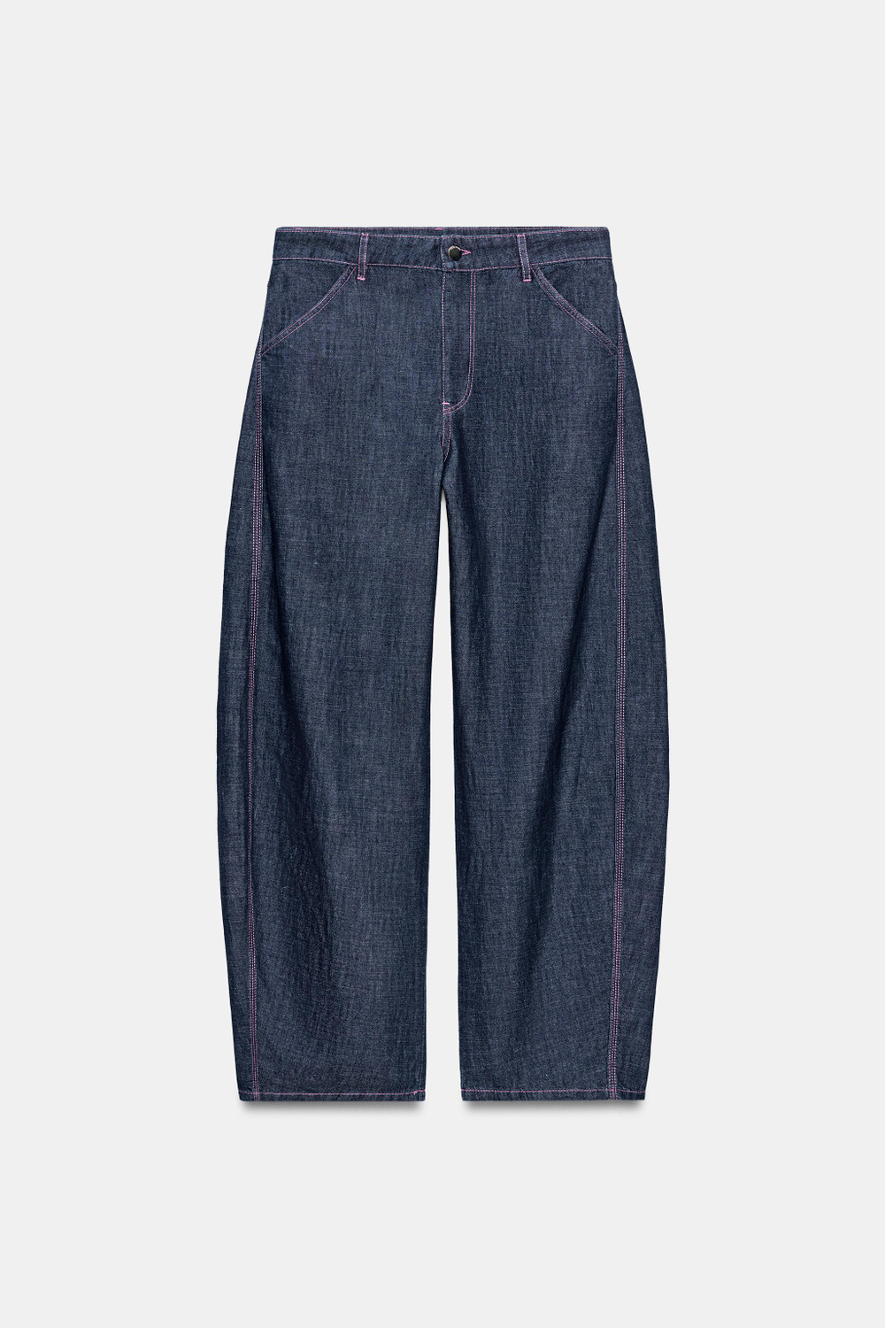 БРЮКИ BARREL ИЗ ЛЬНА — ZARA