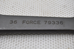 Ключ накидной ударный односторонний 36 мм 12-ти гранный FORCE 79336 CHROM-MOLYBDENUM