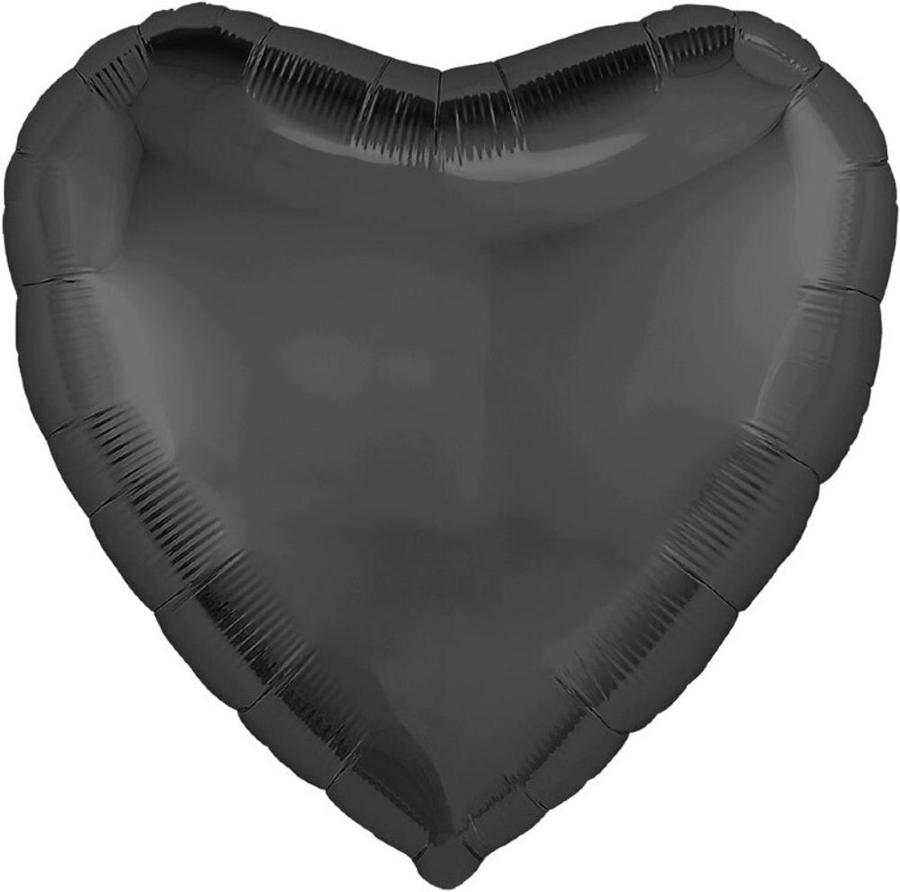 Ag (30''/76 см) Сердце, Графит, 1 шт. в уп.