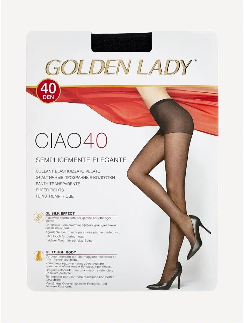 Колготки ГОЛДЕН ЛЕДИ ЧАО 40 Nero 3M