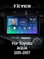 Teyes SPRO Plus 9" для Toyota Aqua 2011-2017 (прав)