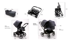 Коляска 2 в1 Bugaboo Donkey 5 Mineral Mono complete