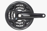 Система Shimano Altus, М311,170мм, под квадрат, 42/32/22Т, защита, черный