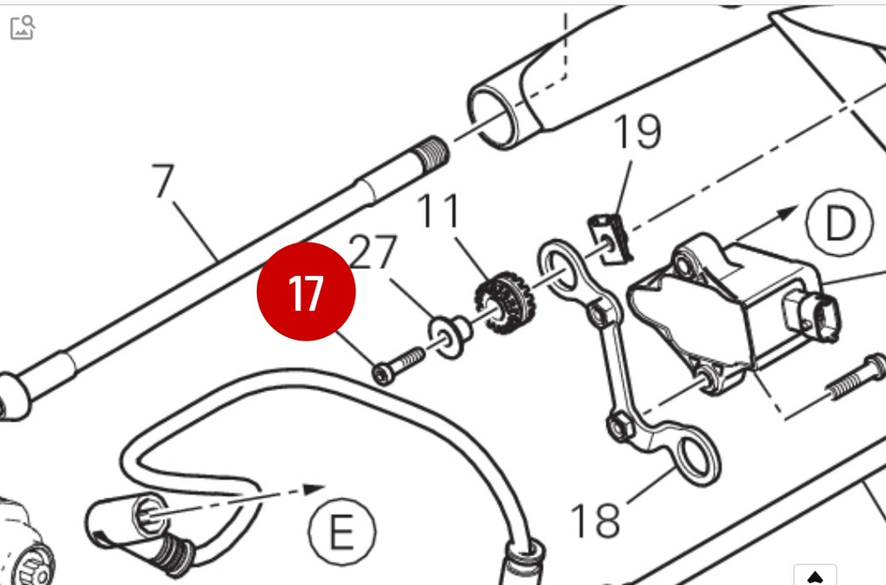 Ducati Винт М5х20 77354743B