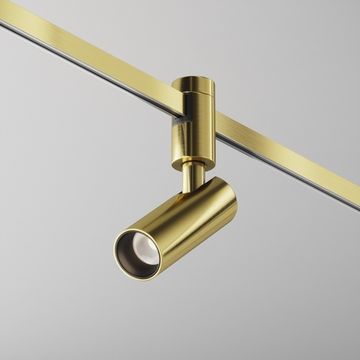 Магнитный трековый светодиодный светильник 5W 4000К 24V TR144-1-5W4K-W-BS латунь Focus Led Flarity Maytoni