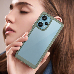 Чехол с мягкими усиленными рамками серого цвета для Xiaomi Redmi Note 12 Turbo и Xiaomi Poco F5, увеличенные защитные свойства