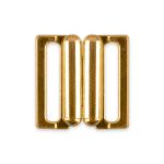 Застежки для купальника (бикини) металл 17х17 мм, 10 шт, №30 золото, Blitz BBT042