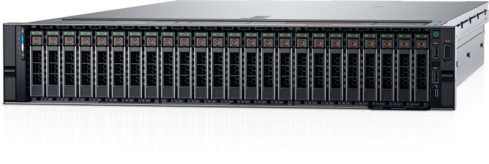 Стоечный сервер - Dell PowerEdge R840 G14, 2U, 8x 2.5“, 2x Xeon[5222] 4 Cores, 16Gb, 210-AOJP