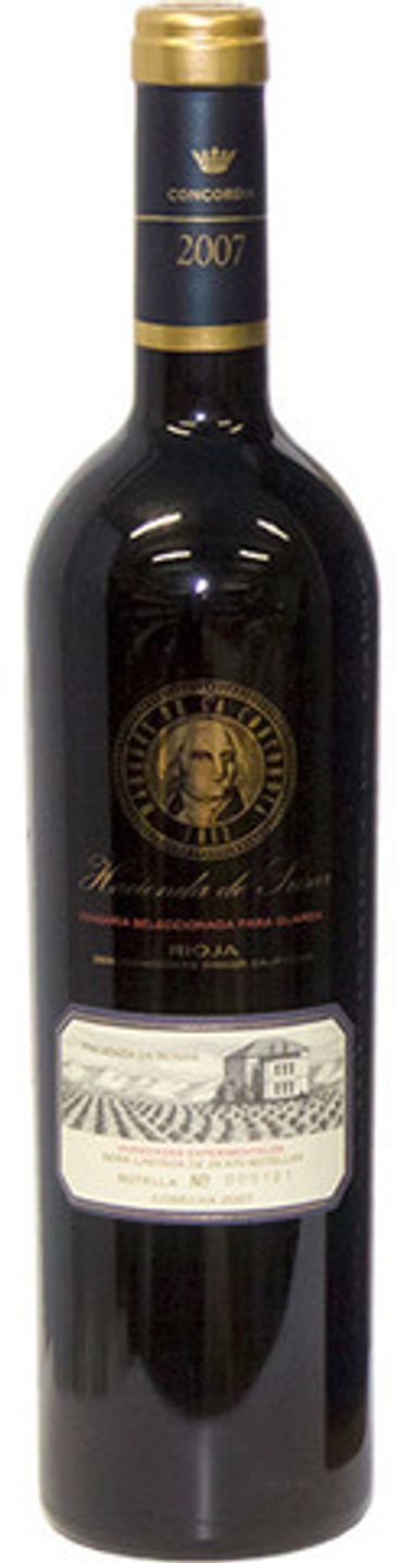 Вино Маркиз Де Ла Конкордия Асиенда де Сусар 2007г в п/к