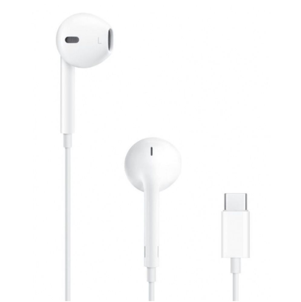 Проводные наушники Apple Earpods Type-C Connector A3046 (Оригинал) - белые Проводные наушники Apple Earpods Type-C Connector A3046 (Оригинал) - белые