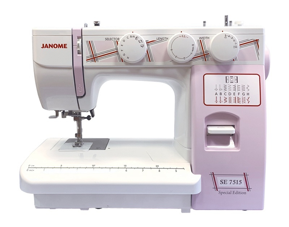 Бытовая швейная электромеханическая машина Janome SE7515