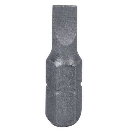 Цена на KING TONY (102555S2) Вставка (бита) торцевая 1/4", L = 25 мм, Slotted, SL5.5 х 1.0 мм