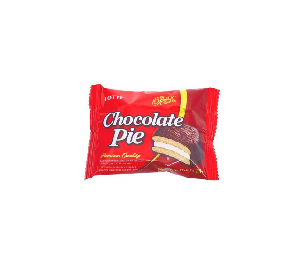 Печенье ЛОТТЕ Чоклэт Пай (LOTTE CHOCOLATE PIE) х/к 336 гр (28 гр х12)
